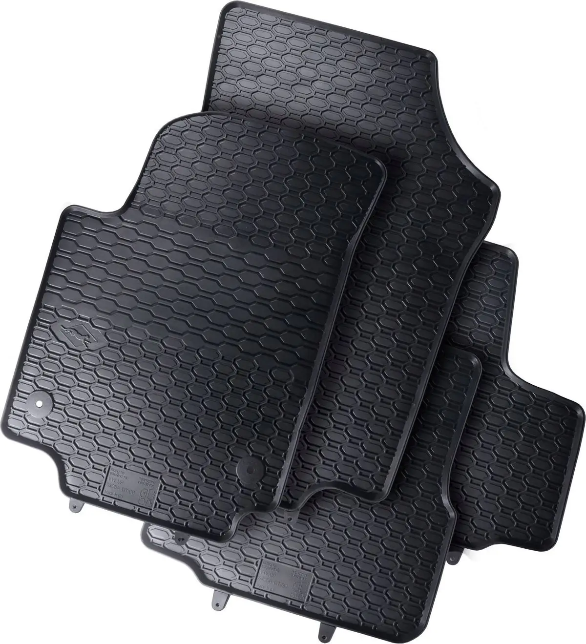 SKODA CITIGO (2011-2019) dywaniki gumowe NA WYMIAR - NAJWYŻSZA JAKOŚĆ