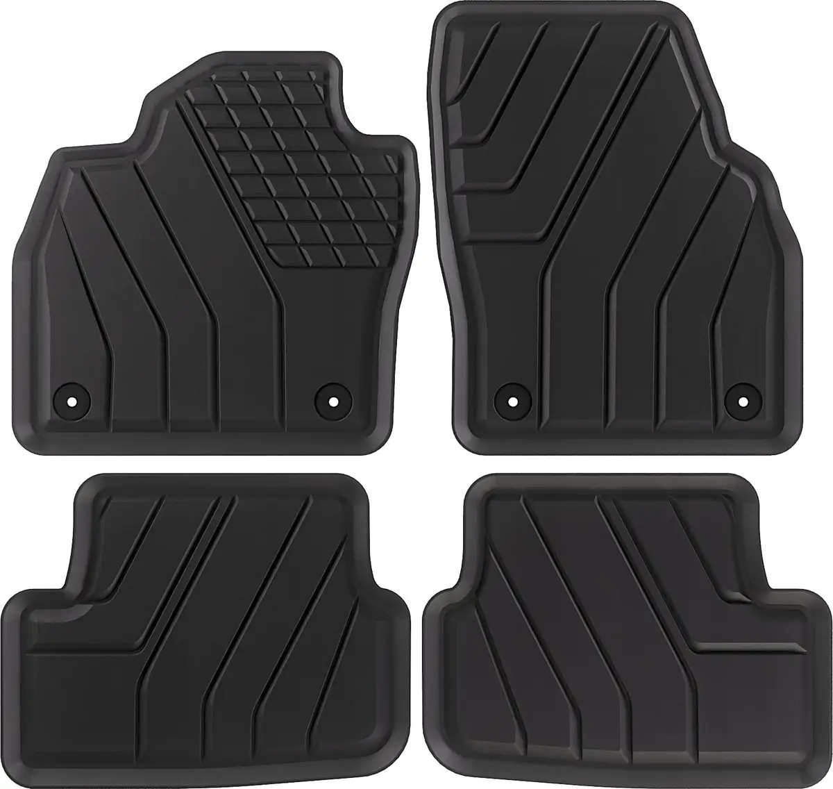 AUDI A1 II SEAT IBIZA V ARONA FABIA IV POLO VI DYWANIKI 3D TPE KORYTKO 4CM
