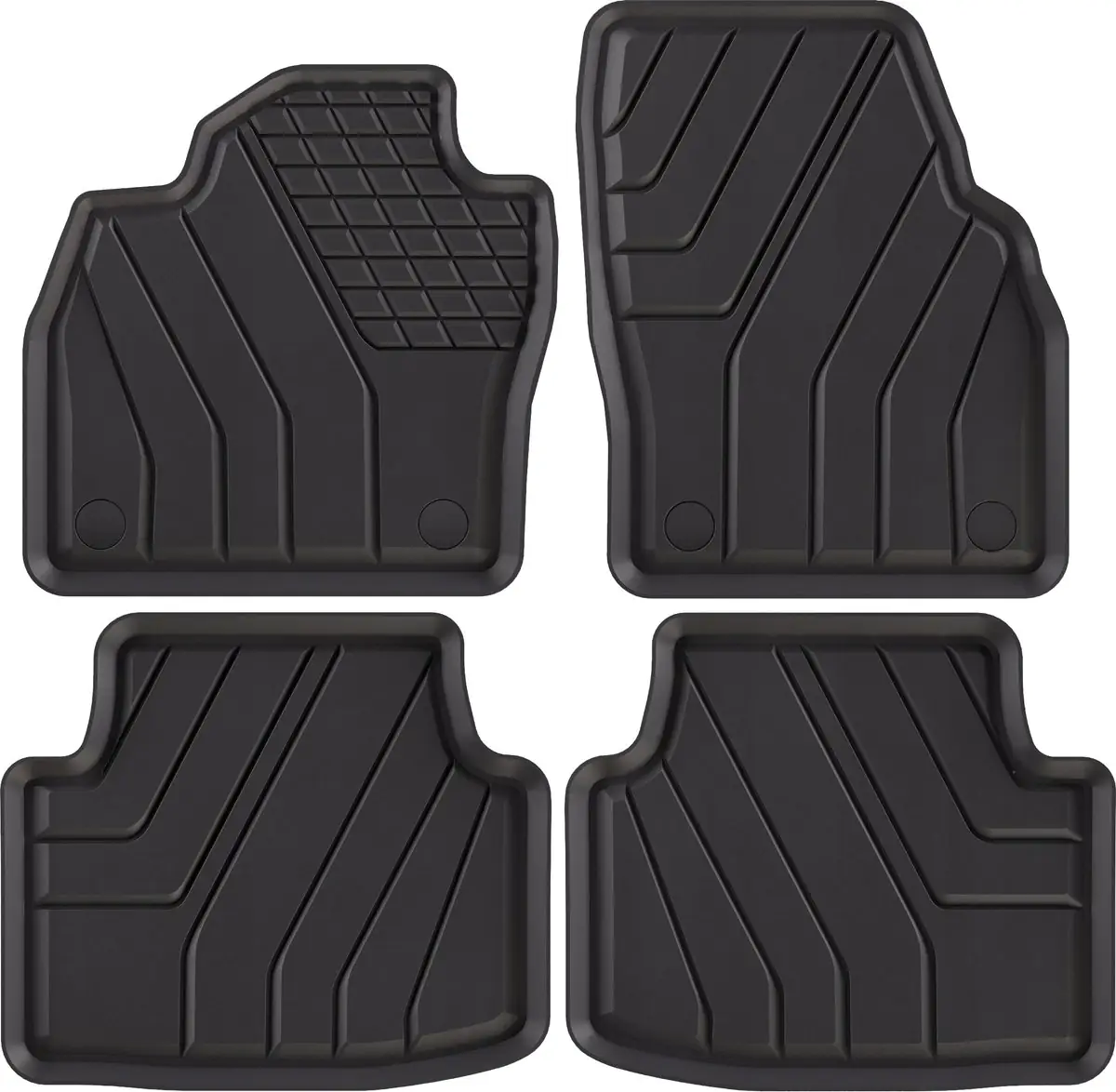 MERCEDES A W177 / GLA / B W247 dywaniki TPE - NA WYMIAR WYSOKI RANT 4CM