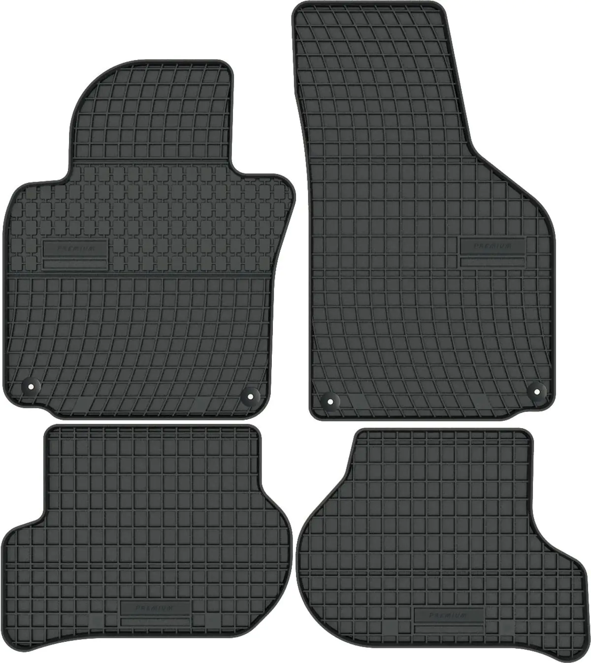 VW EOS (2005-2015) MOCNE dywaniki gumowe NA WYMIAR + STOPERY
