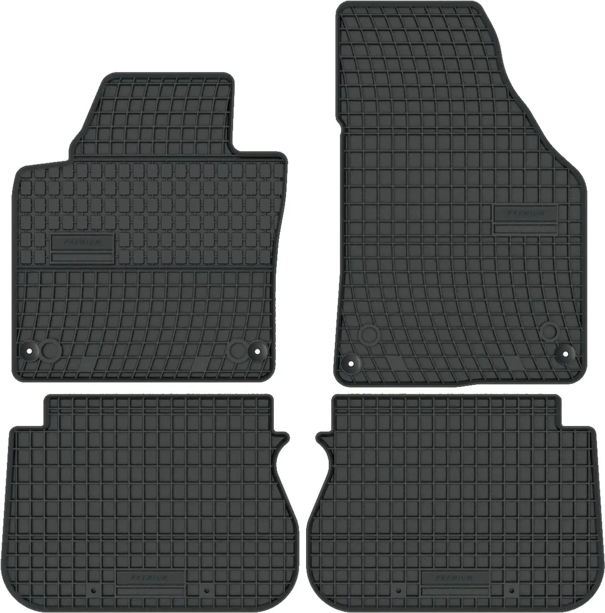 VW CADDY III 2K (2004-2020) MOCNE dywaniki gumowe NA WYMIAR + STOPERY