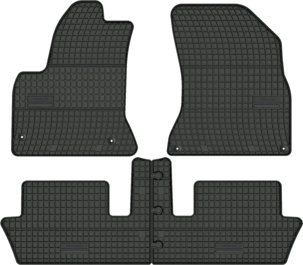 CITROEN C4 PICASSO (2006-2013) SOLIDNE dywaniki gumowe NA WYMIAR + STOPERY
