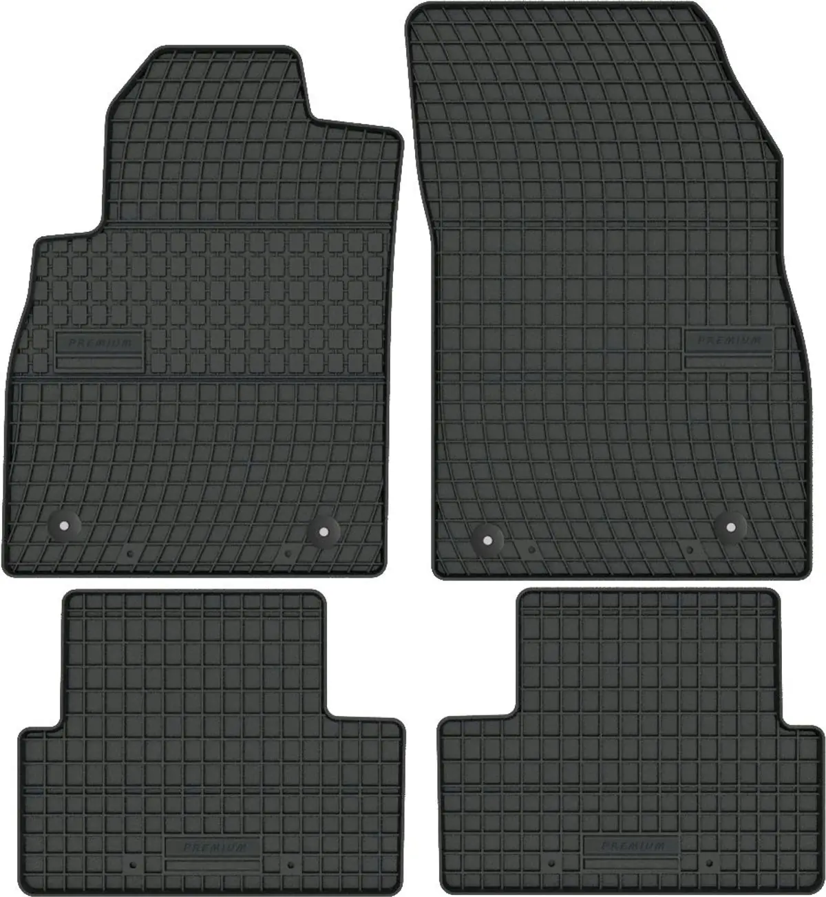 CHEVROLET CRUZE (2008-2014) MOCNE dywaniki gumowe NA WYMIAR + STOPERY