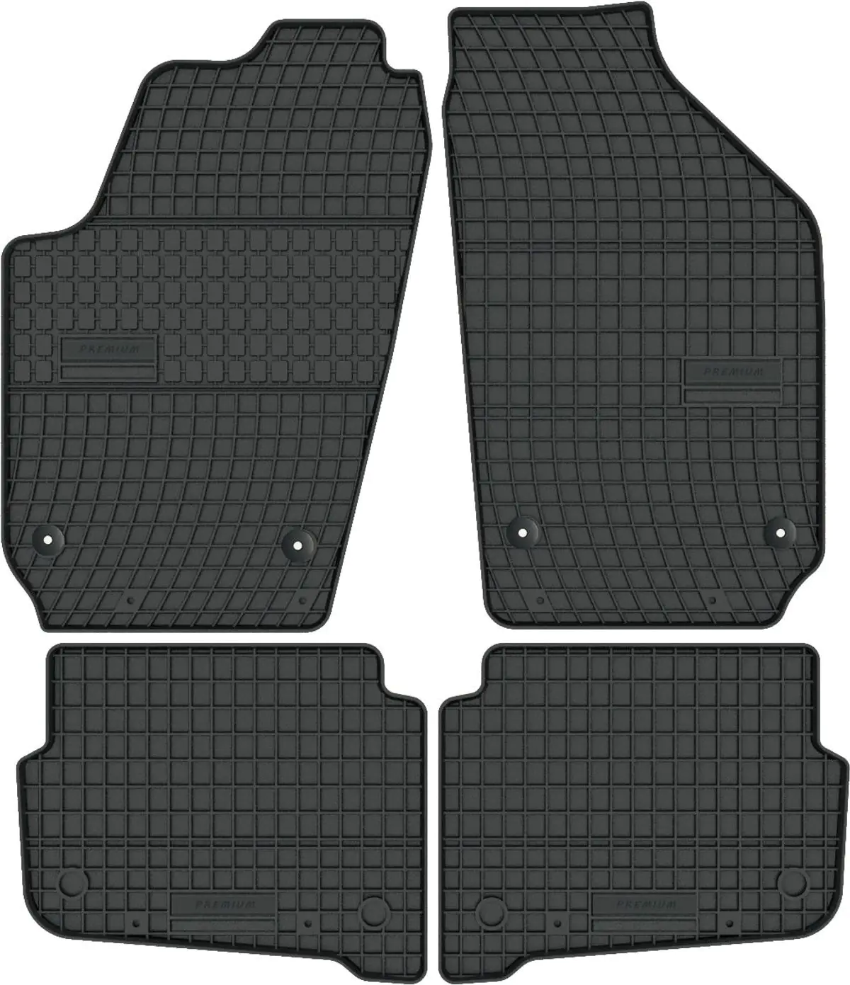 SEAT IBIZA III CORDOBA II SOLIDNE dywaniki gumowe NA WYMIAR + STOPERY
