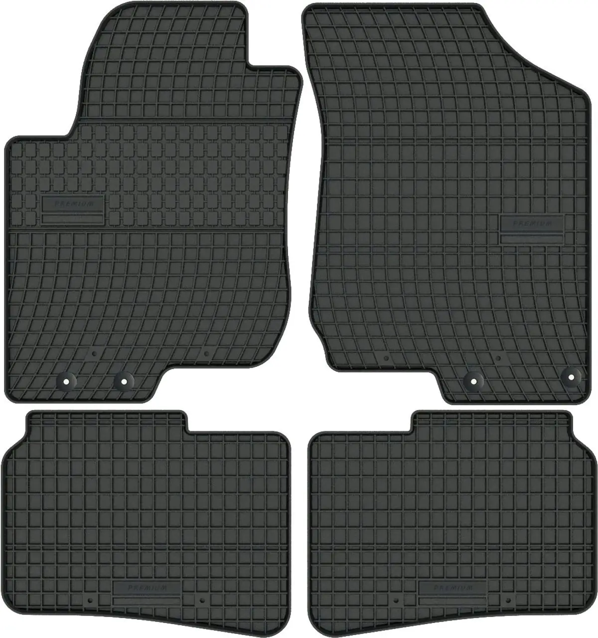 HYUNDAI i30 I (2007-2012) SOLIDNE dywaniki gumowe NA WYMIAR + STOPERY