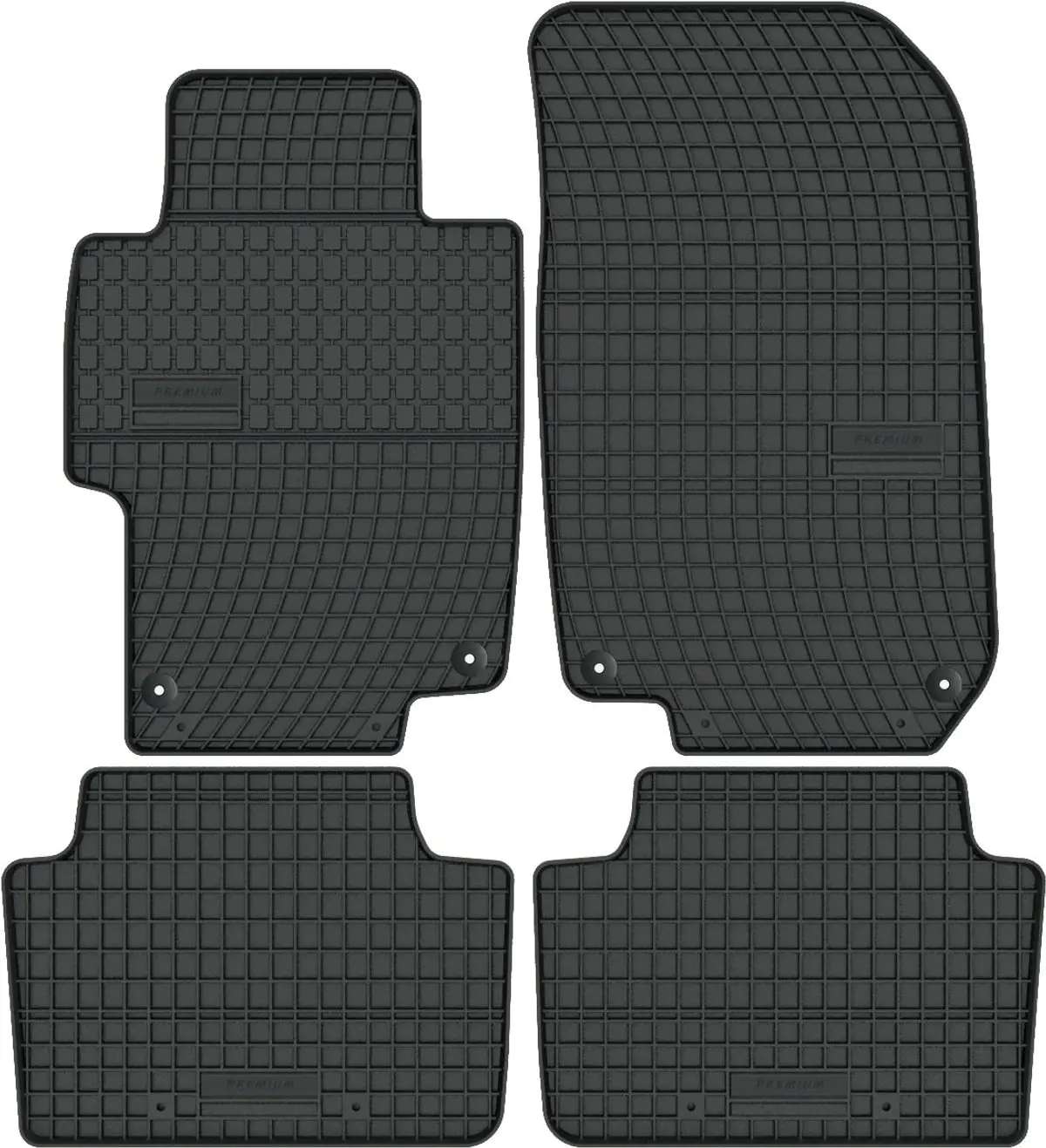 HONDA ACCORD VII (2002-2007) SOLIDNE dywaniki gumowe NA WYMIAR + STOPERY