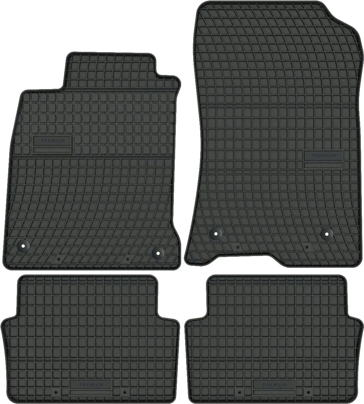 RENAULT LAGUNA III (2007-2015) SOLIDNE dywaniki gumowe NA WYMIAR + STOPERY