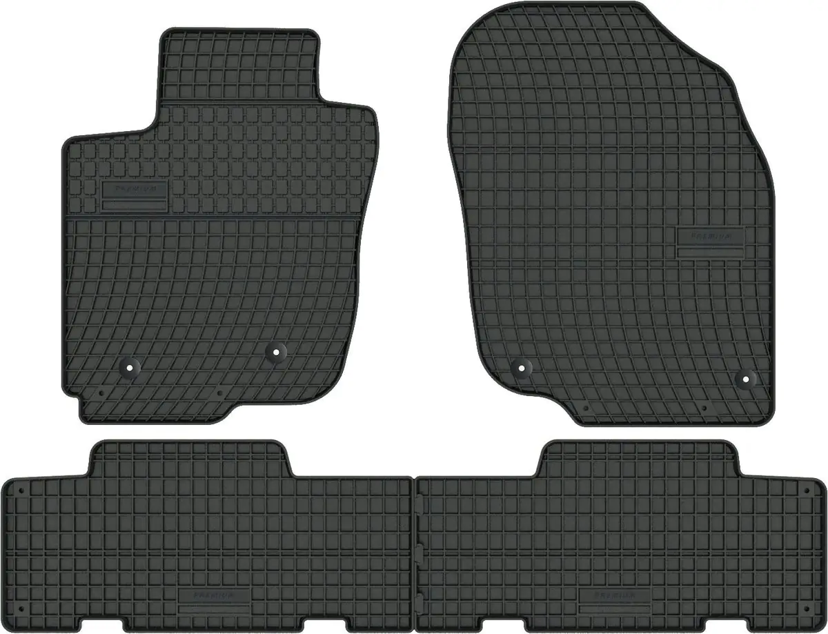 TOYOTA RAV4 III (2005-2012) MOCNE dywaniki gumowe NA WYMIAR + STOPERY