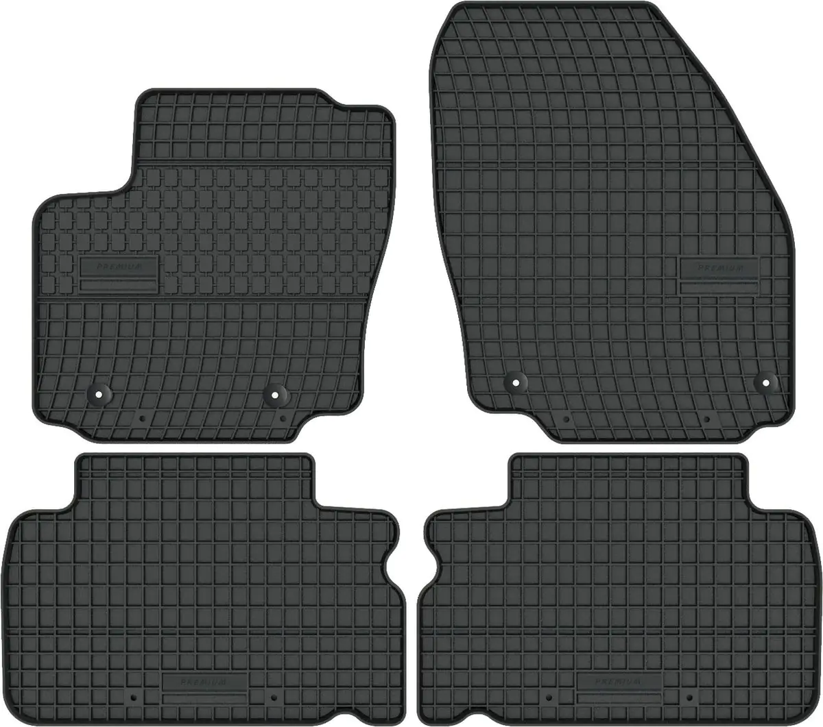 FORD S-MAX I (2006-2015) SOLIDNE dywaniki gumowe NA WYMIAR + STOPERY