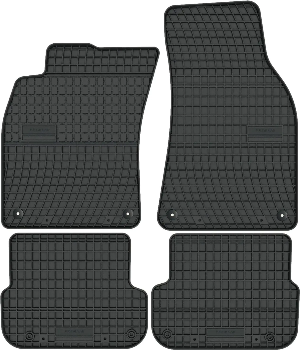 AUDI A6 C6 (2006-2011) SOLIDNE dywaniki gumowe NA WYMIAR + STOPERY