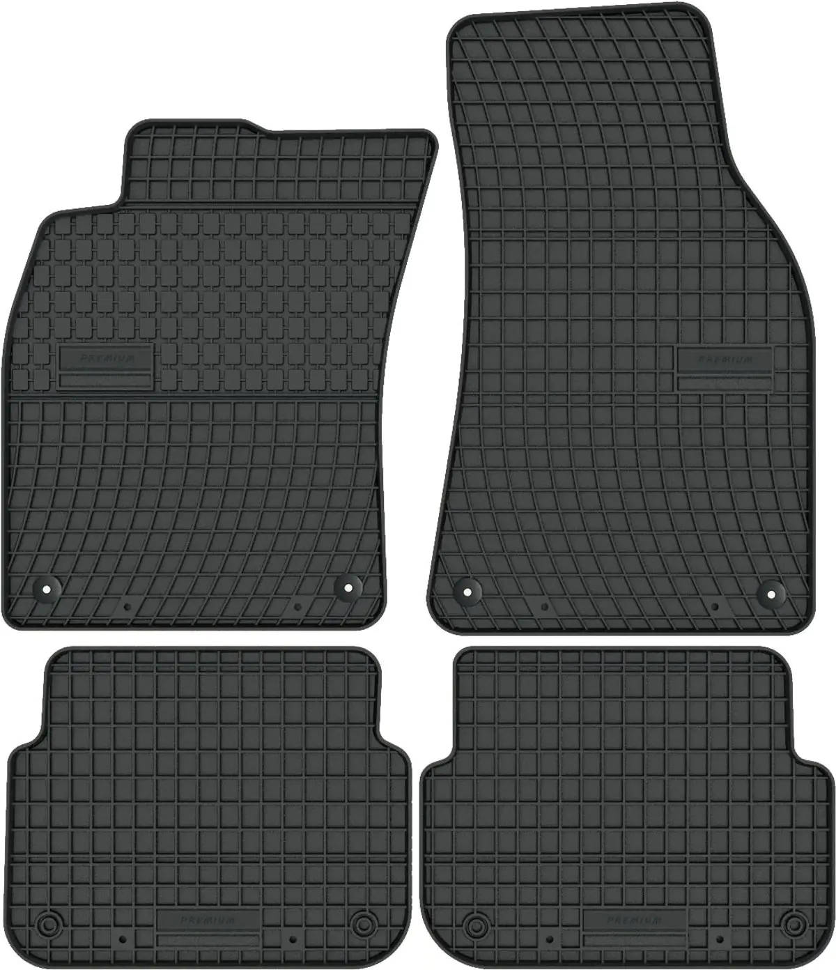 AUDI A6 C6 (2004-2005) SOLIDNE dywaniki gumowe NA WYMIAR + STOPERY