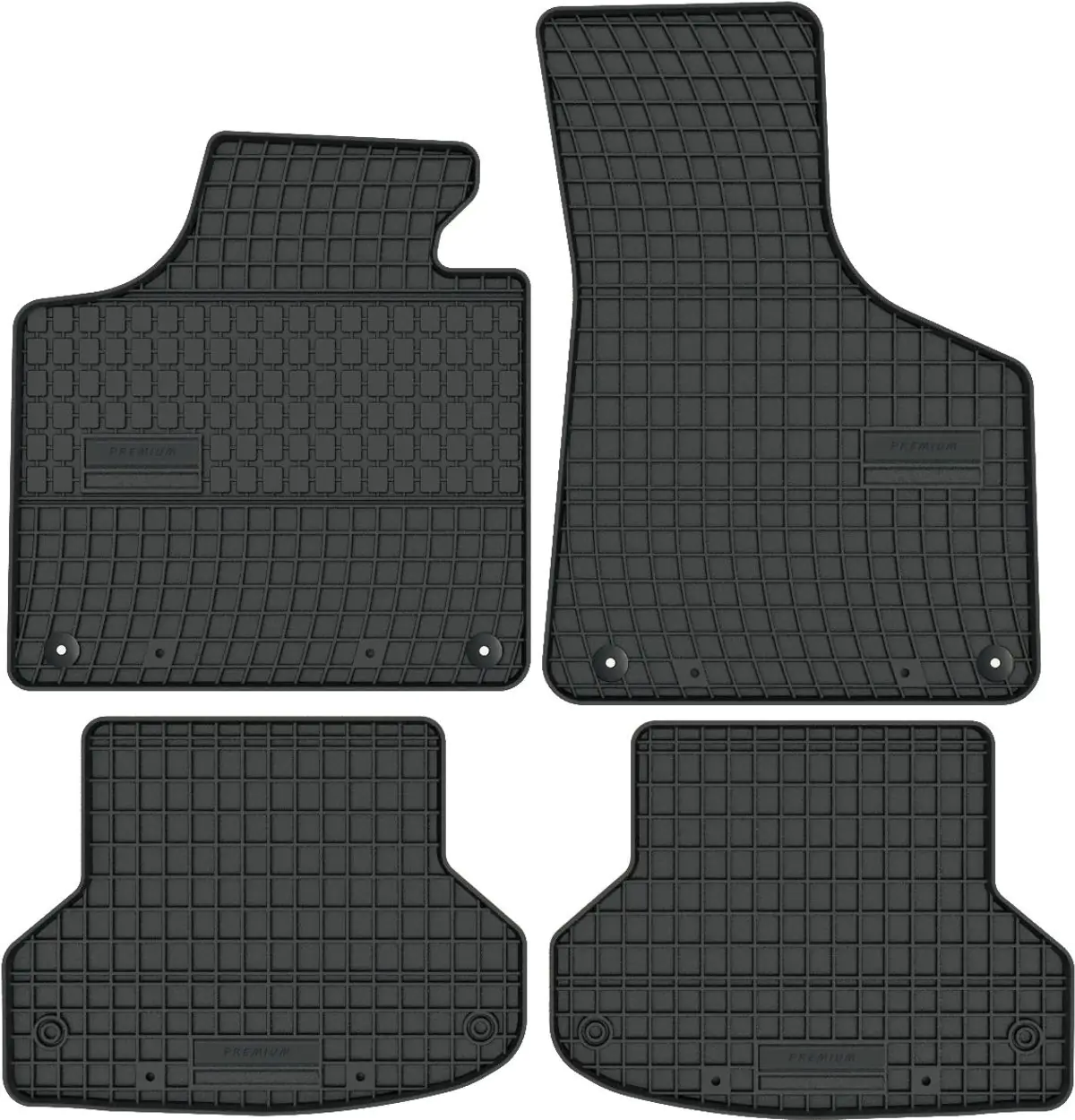 AUDI A3 II 8P (2003-2012) MOCNE dywaniki gumowe NA WYMIAR + STOPERY