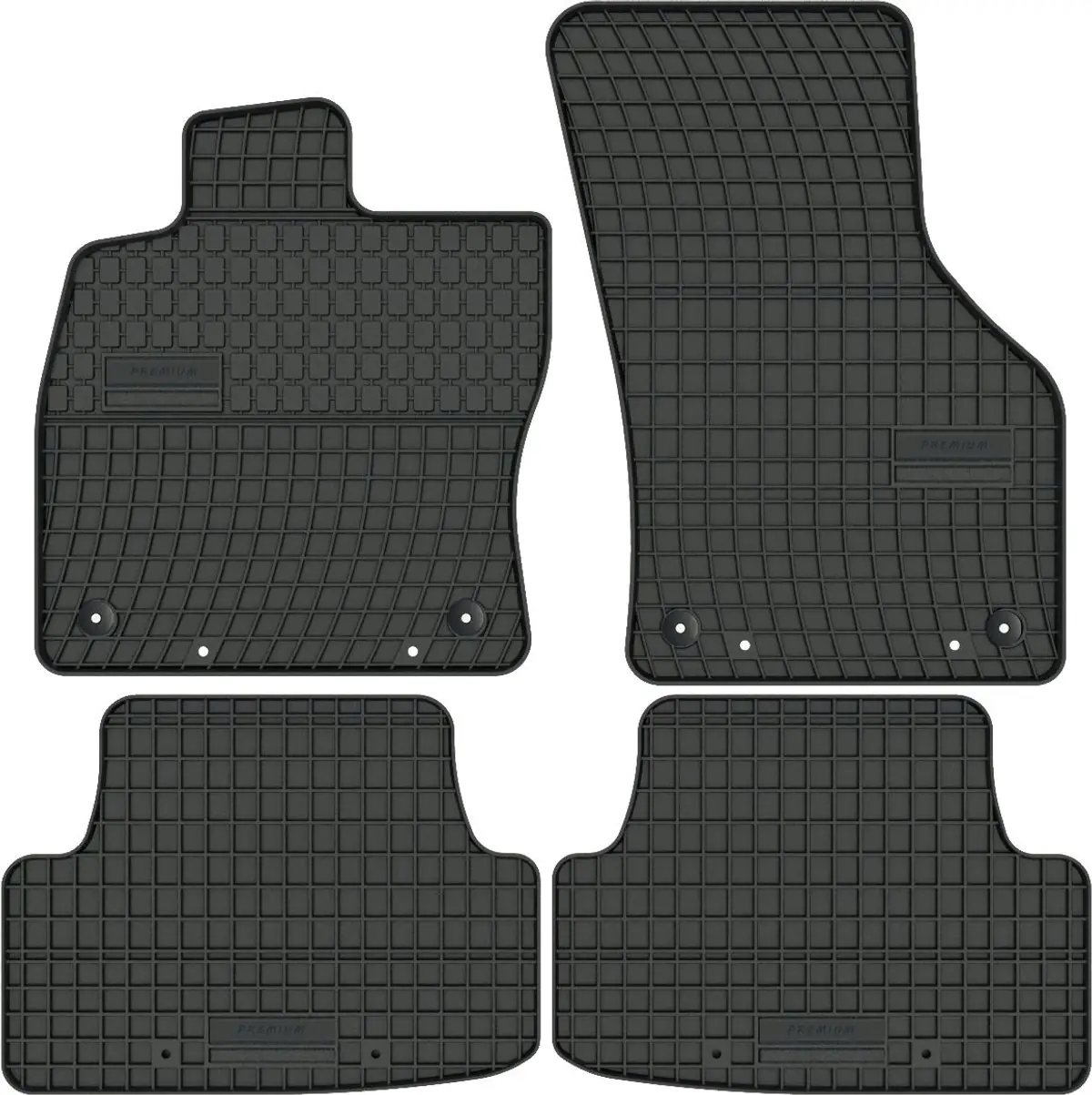 VW GOLF VII (2012-2020) MOCNE dywaniki gumowe NA WYMIAR + STOPERY