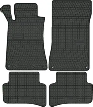 MERCEDES C W203 (2000-2007) SOLIDNE dywaniki gumowe NA WYMIAR + STOPERY