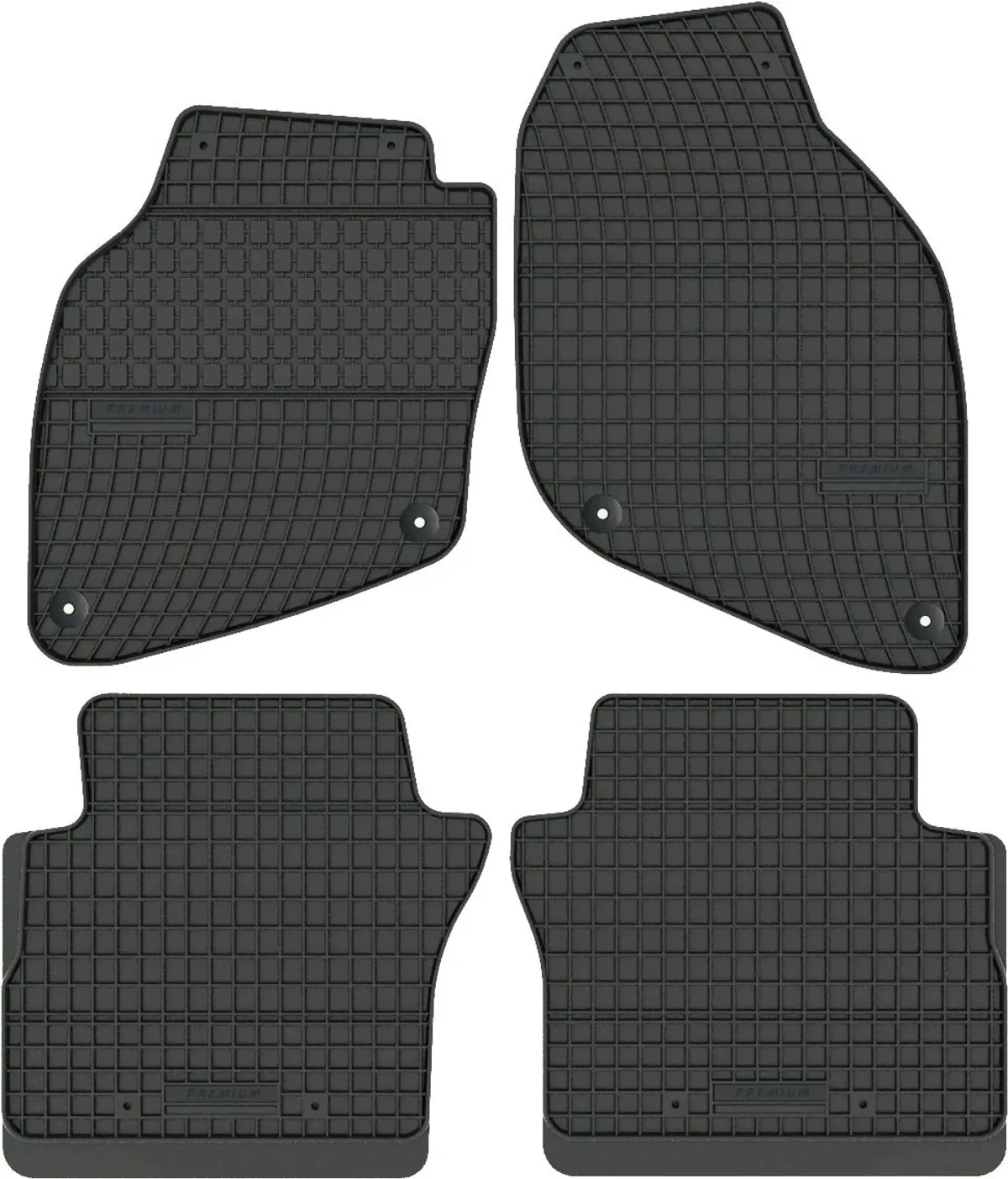 HONDA JAZZ II (2002-2007) SOLIDNE dywaniki gumowe NA WYMIAR + STOPERY