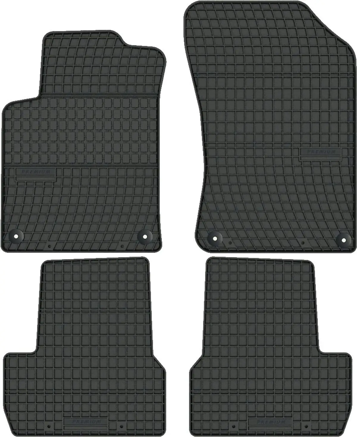 CITROEN C3 II (2009-2016) SOLIDNE dywaniki gumowe NA WYMIAR + STOPERY