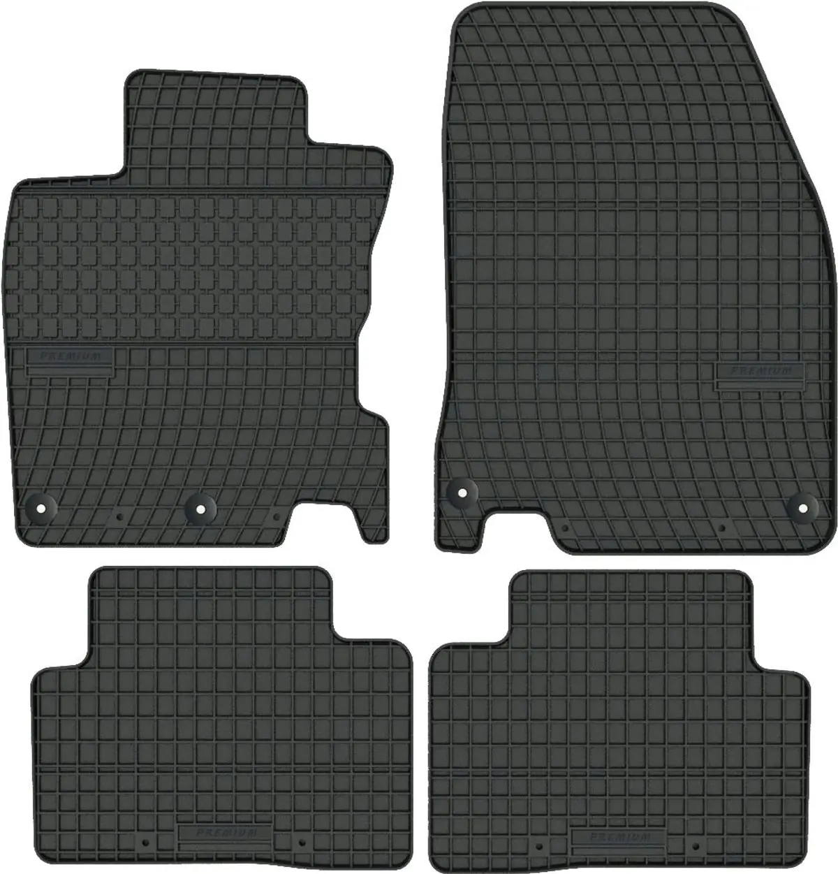 NISSAN QASHQAI II (2014-2021) MOCNE dywaniki gumowe NA WYMIAR + STOPERY