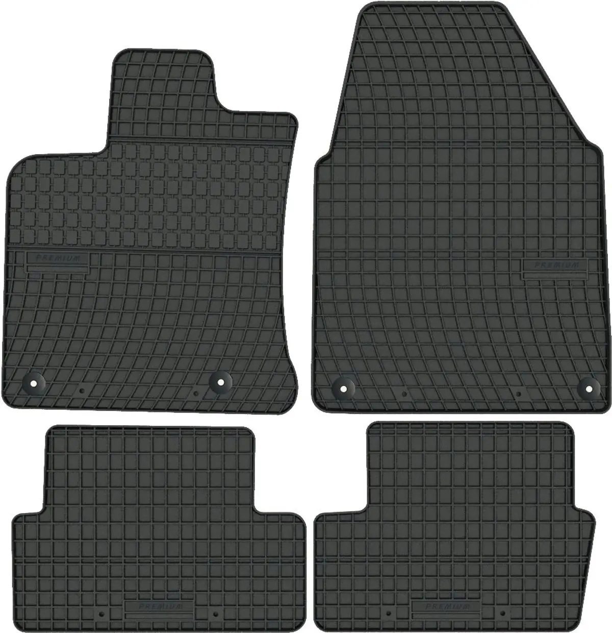 NISSAN QASHQAI I (2006-2013) MOCNE dywaniki gumowe NA WYMIAR + STOPERY