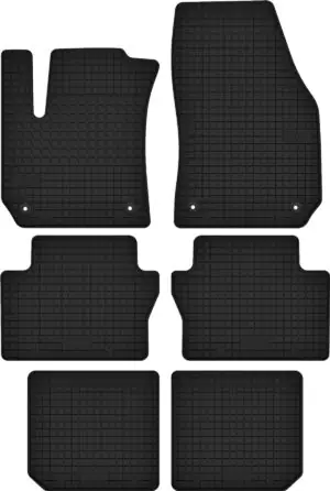 OPEL Zafira B (2005-2014) ODPORNE dywaniki gumowe NA WYMIAR + STOPERY