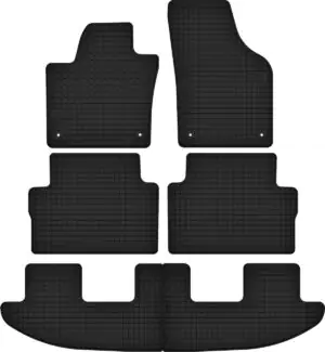 VW Sharan II 7-os (2010-2022) ODPORNE dywaniki gumowe NA WYMIAR + STOPERY