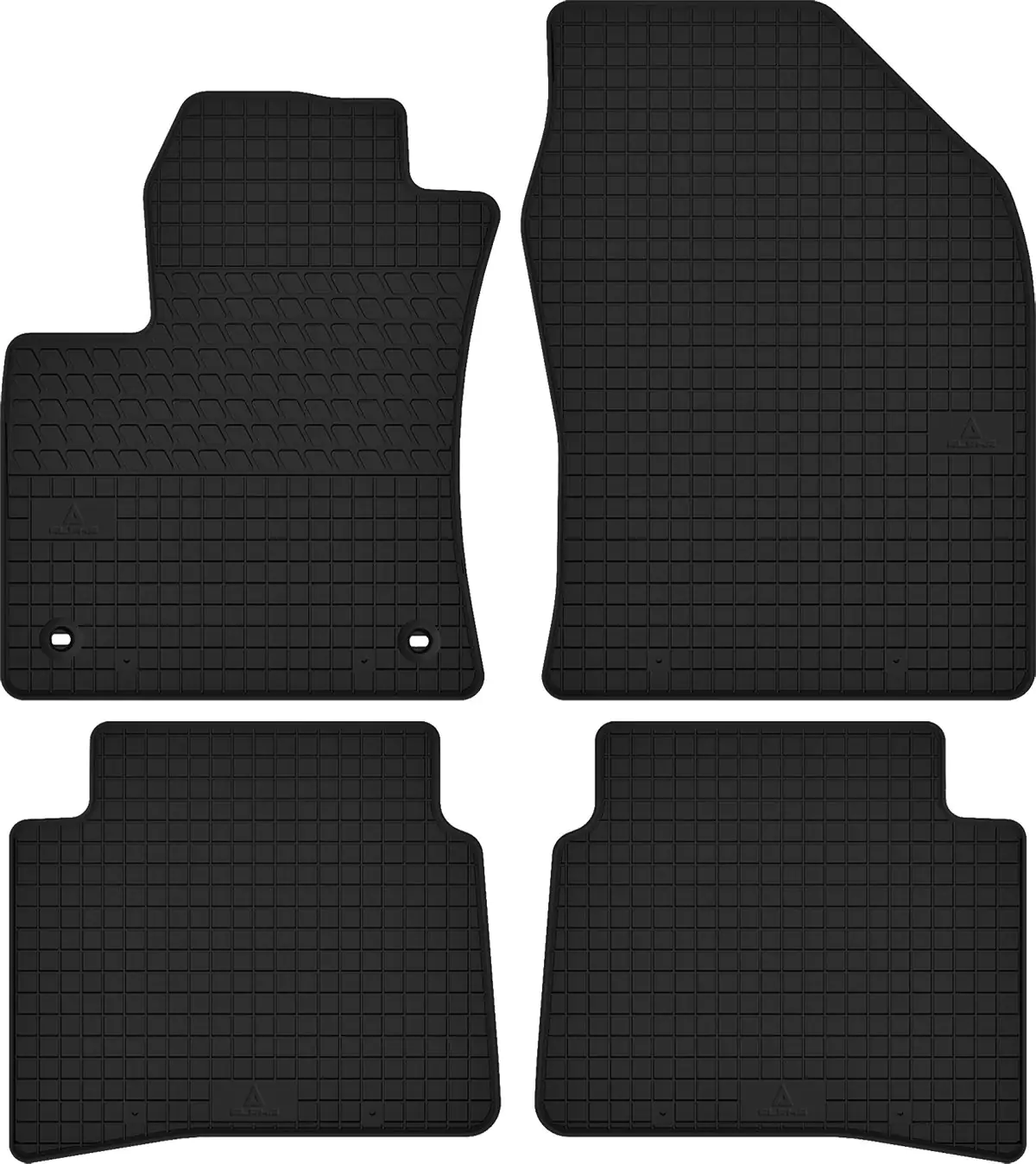 TOYOTA Prius IV (2015-2022) ODPORNE dywaniki gumowe NA WYMIAR + STOPERY