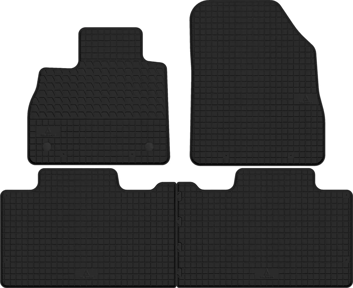 RENAULT Espace V (2015-2021) ODPORNE dywaniki gumowe NA WYMIAR + STOPERY